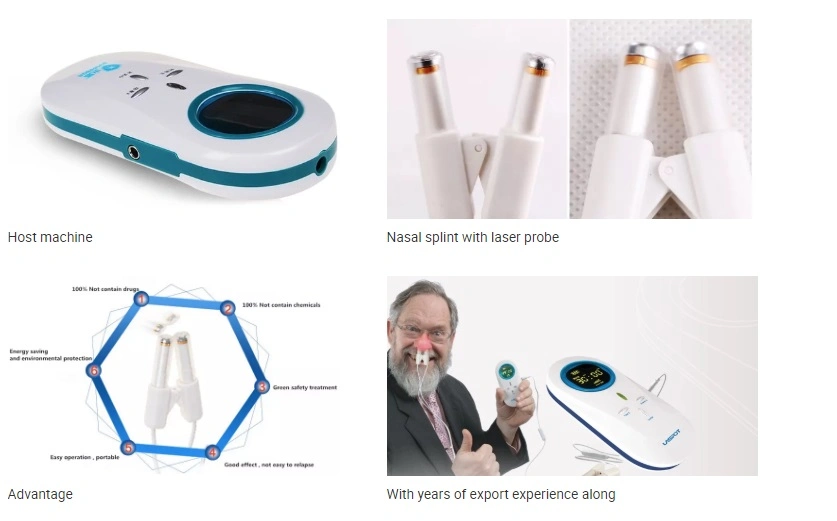 Allergic Rhinitis Treatment Device Therapy Low Level Laser Therapy for Rhinitis Sinus Disease Nasal Polyps