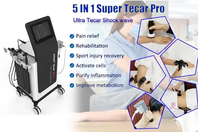 Back Pain Relief Ultrasound Therapy Device Physiotherap Tecar Therapy Shockwave Machine