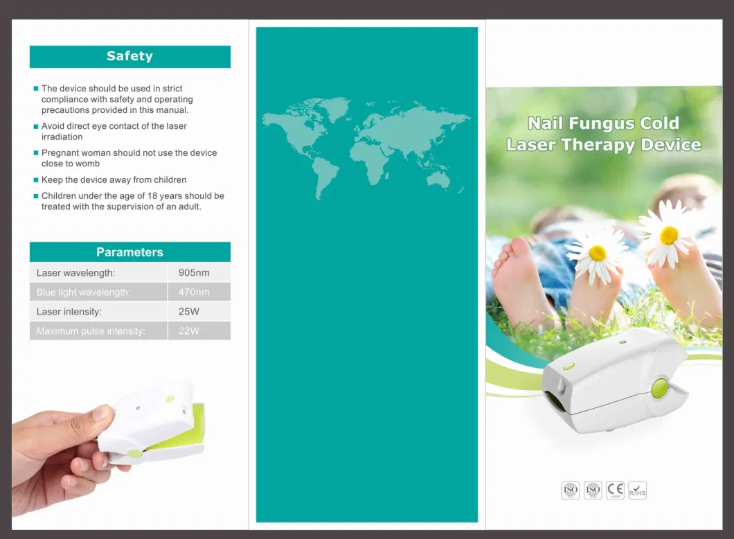 Factory Price Diode 980nm Onychomycosis Low Level Laser Device for Toe Nail Fungus