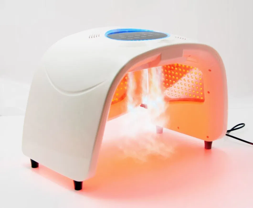 Hot Cold Facial Stream Spray LED Photon Light Laser Hair Growth Therapy PDT Machine