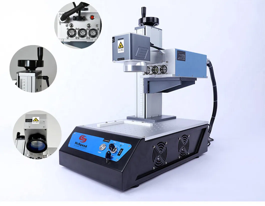 Semiconductor Cold Process Desktop Mini UV Laser Marking Machine for Industry Glass