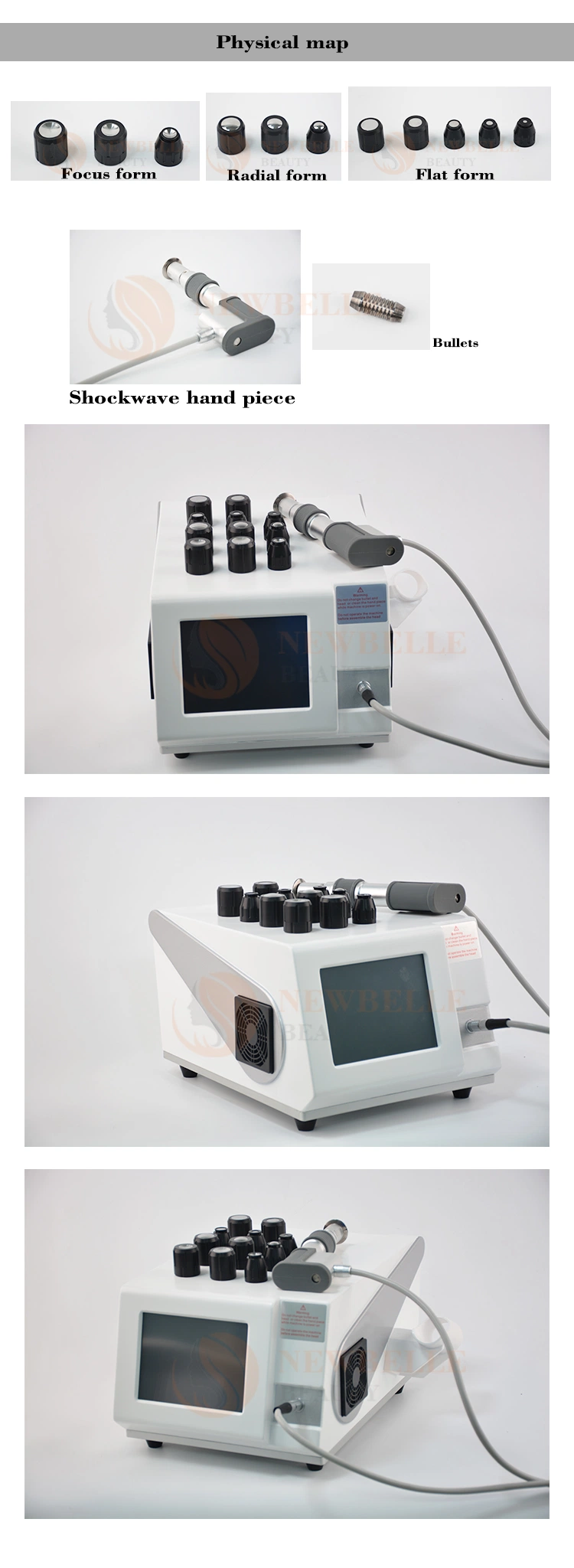 High Quality Portable Air Pressure Shock Wave Therapy Machine Physiotherapy Massage Machine