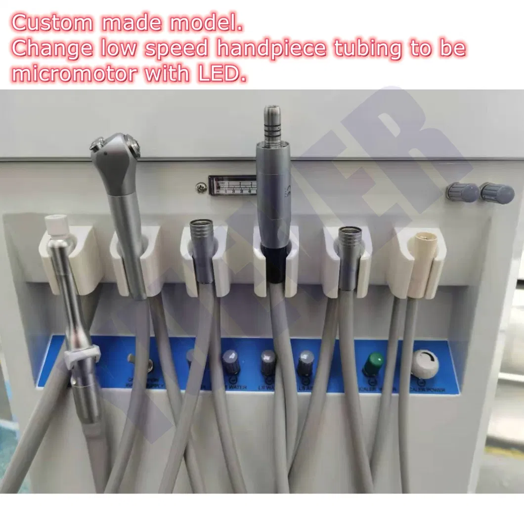 Vet Use Unidades Dentales Suction Dental Equipment Mobile Portable Veterinary Dental Unit