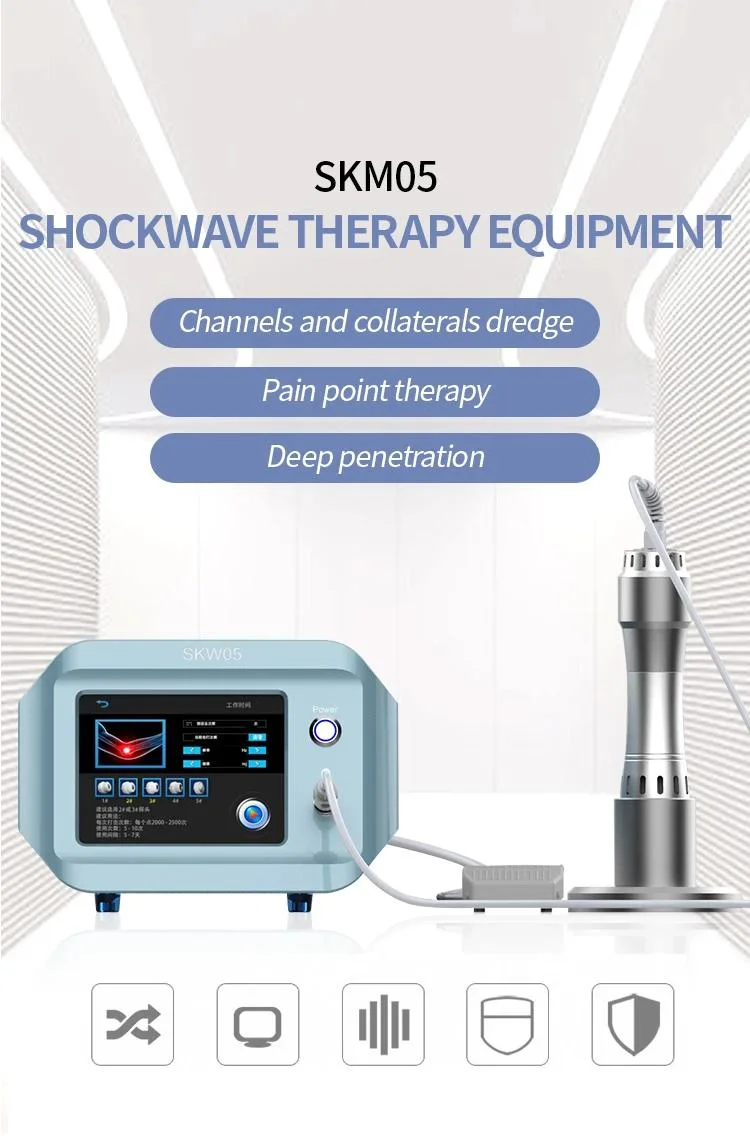 Physical Therapy Equipment Shockwave Back Pain Relief Ballistic Pneumatic Shockwave Therapy Machine Price