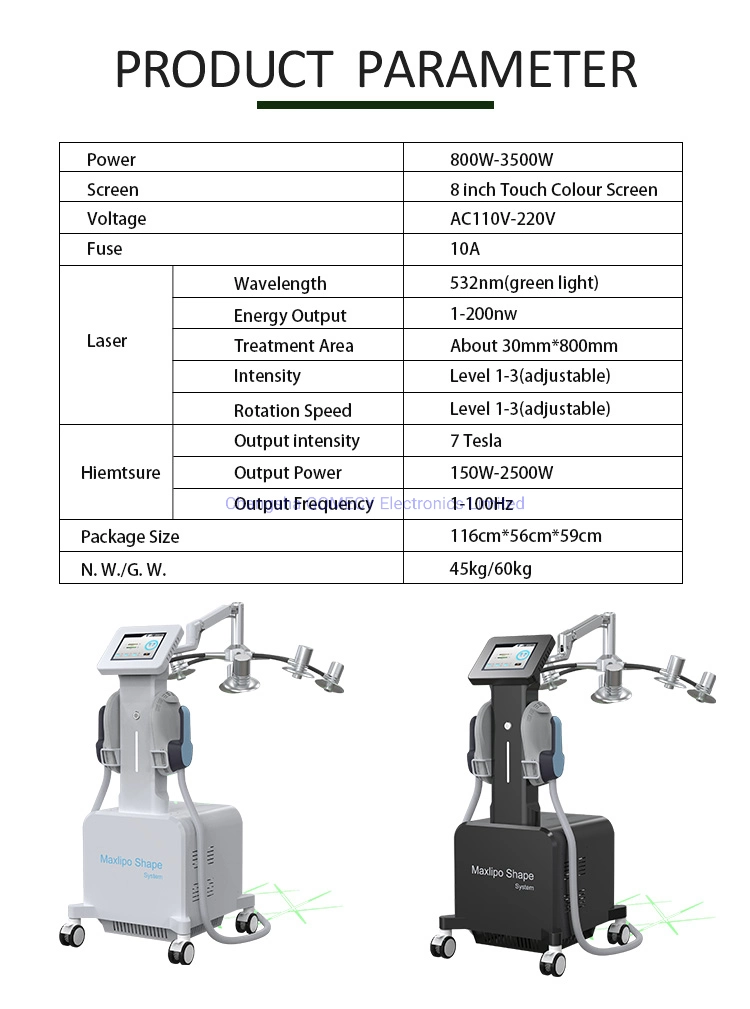 Professional EMS Weight Loss 6D Lipo Laser Slimming Machine Laser