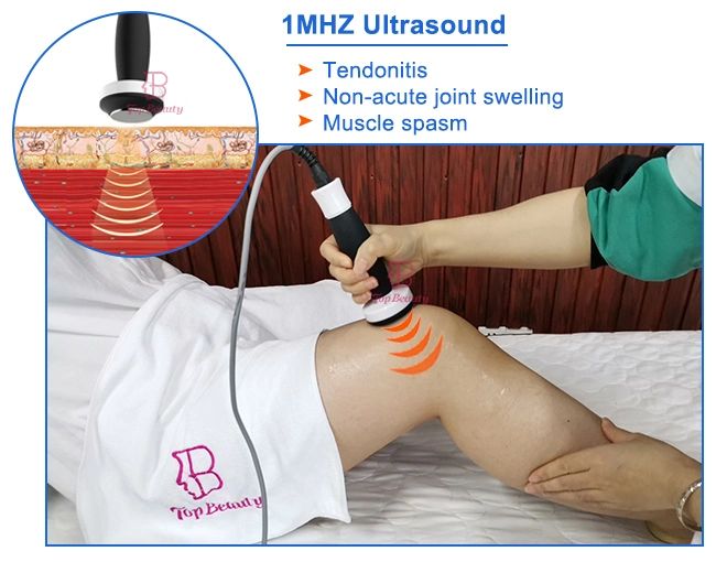 Pain Relief Physiotherapy 3 in 1 Ultrasound Shockwave Tecar Therapy Machine