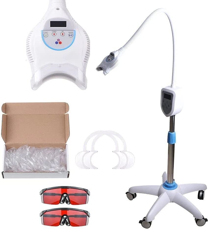 Triple Choices Mobile LED Dental Teeth Whitening Lamp Laser Zoom Bleaching Machine Light Professional Teeth Whitening for Clinic