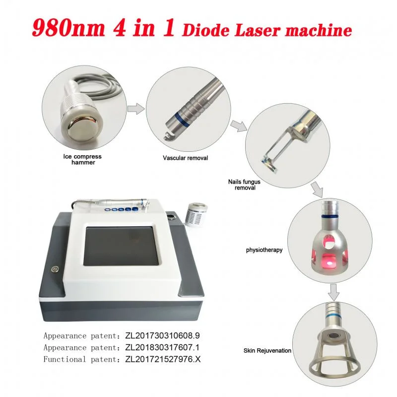 Portable YAG Laser Vascular Removal Spider Veins Removal Pain Relief Device for Beauty Hospital