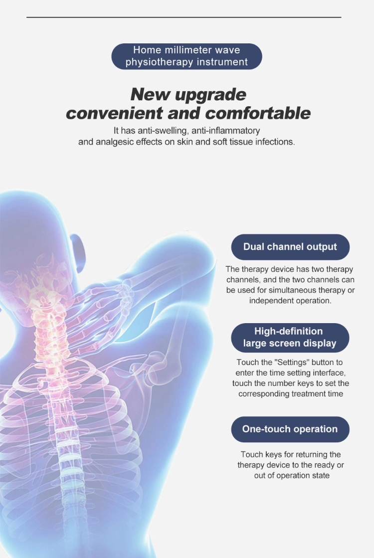 Diabetics Use Electromagnetic Millimeter Wave Therapy Machine