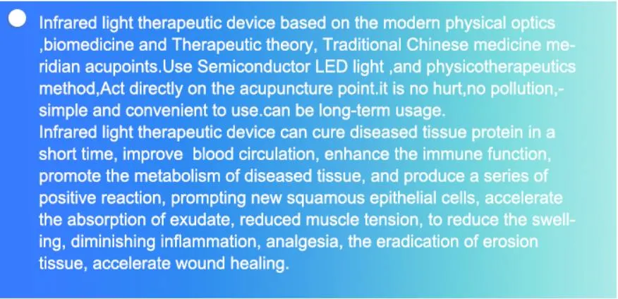 Lllt Low Level Cold Laser Acupuncture Device for Spondylosis Neck Cervical Traction Machine Physical Therapy Equipment