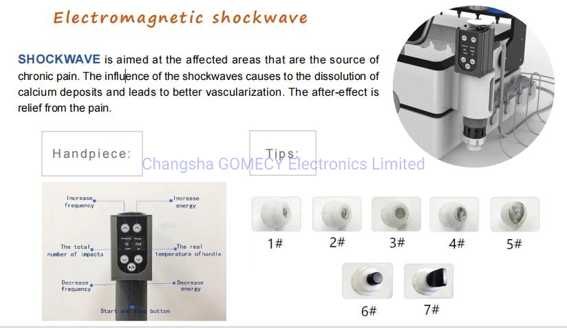 3 in 1 EMS Ret Cet RF 448kHz Pain Relief Tecar Shockwave Therapy Machine