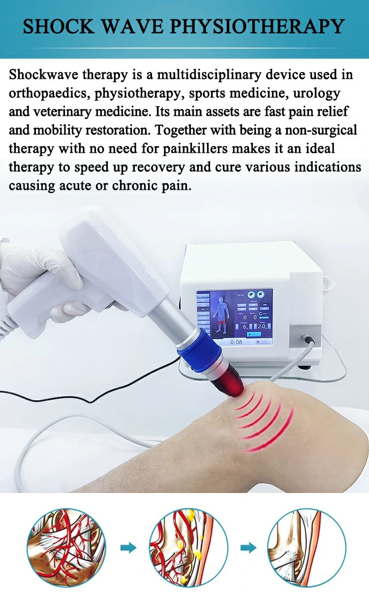 Good Quality Shockwave Beauty Machine Pain Relief ED Physiotherapy Equipment Shock Wave Beauty Machine