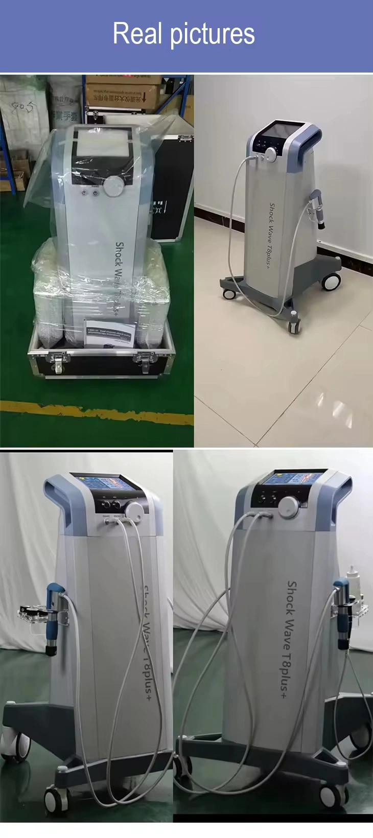 Enhancing Blood Circulation and Tissue Repair Physiotherapy Shockwave Therapy Machine