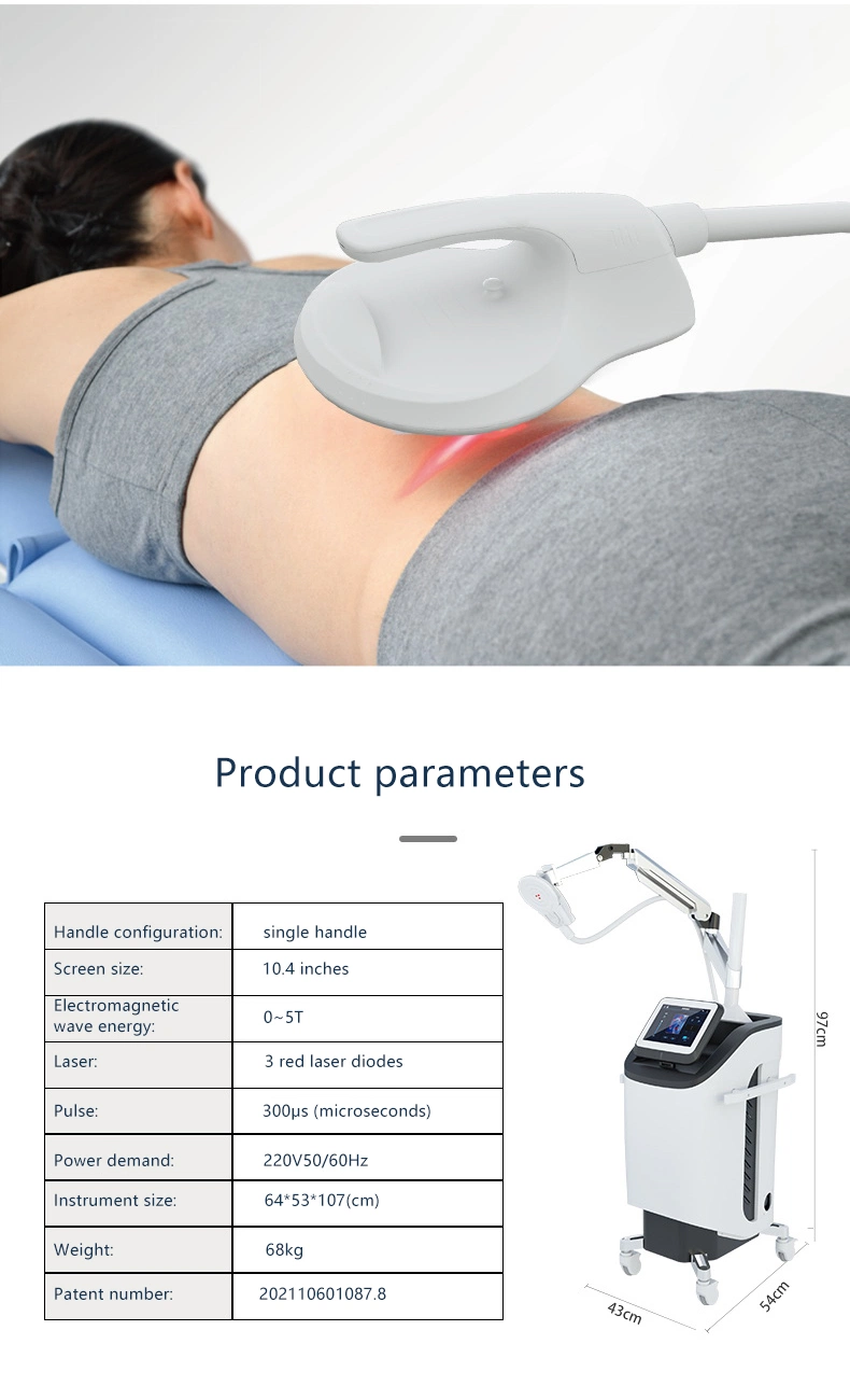 Electro Magnetic Therapy and Laser Therapy Muscle Stimulator for Pain Relief Therapy for Shoulder Back and Waist Treatment Pulsed Magnetic Field Therapy