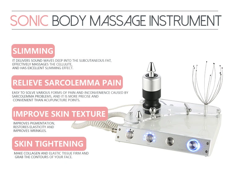 Renlang New Dolcewave Acoustic Stimulator Sound Massage Beauty Machine for Body and Face