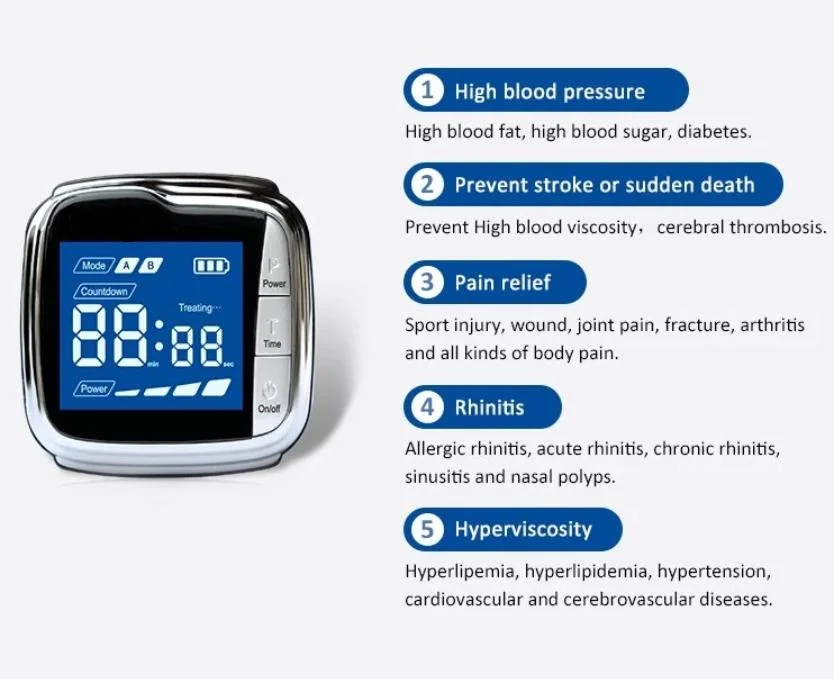 Lllt Tinnitus Laser Therapy Watch Blood Pressure Blood Sugar Acupuncture Device