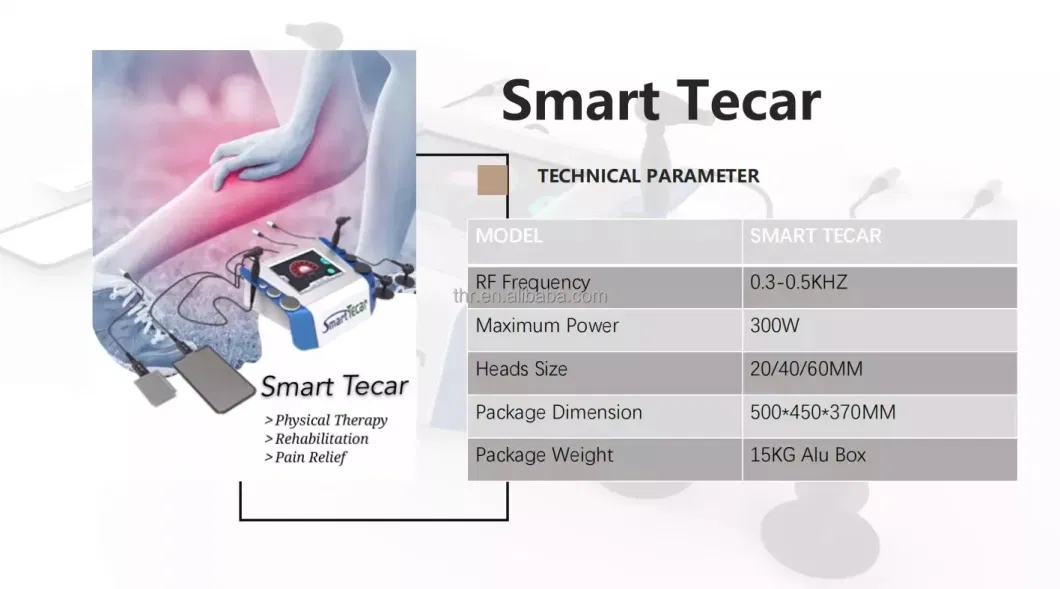 Tecar Therapy Physiotherapy Equipment Shockwave Therapy Smart Tecar Wave EMS Shock Wave Machine