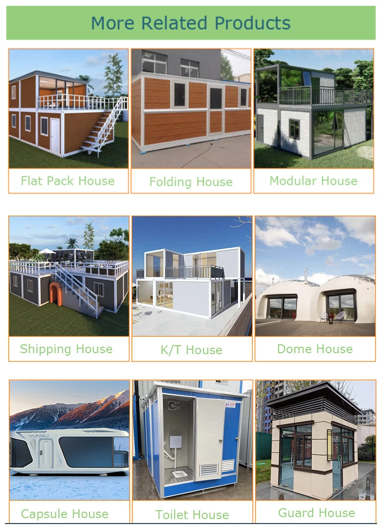 Factory Customized Prefab Flat Pack Container Houses Prefabricated Home with One Bedroom for Dominican Republic Mexico