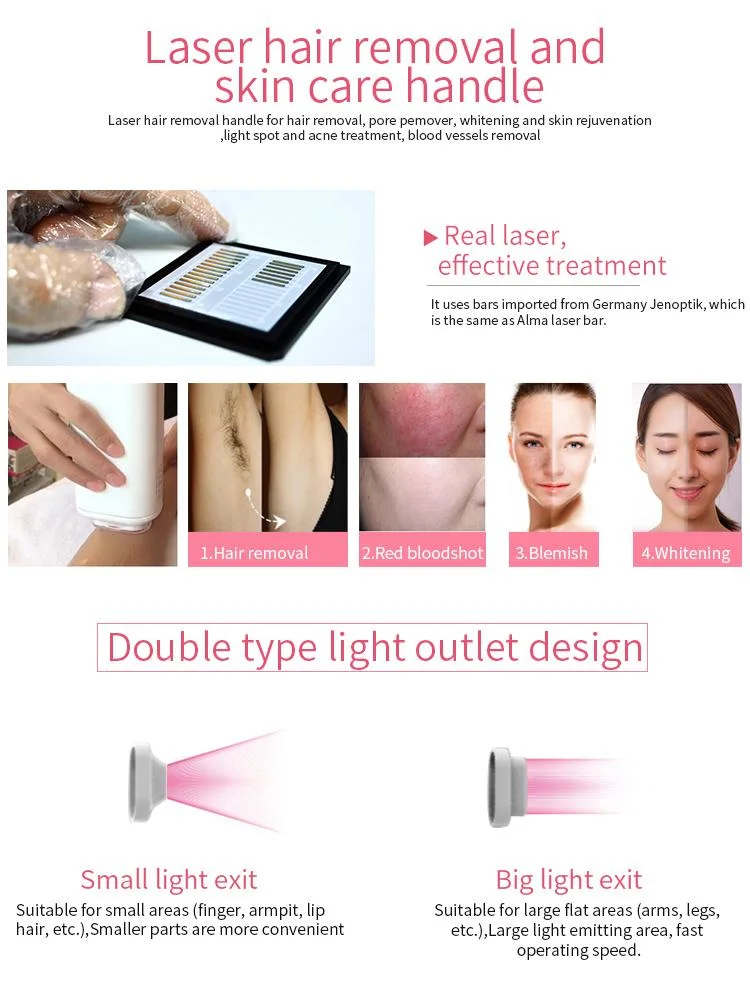 Oriental Laser Iyoung Home Use Diode Laser Permanent Hair Removal Machine with Cold Press Applicator