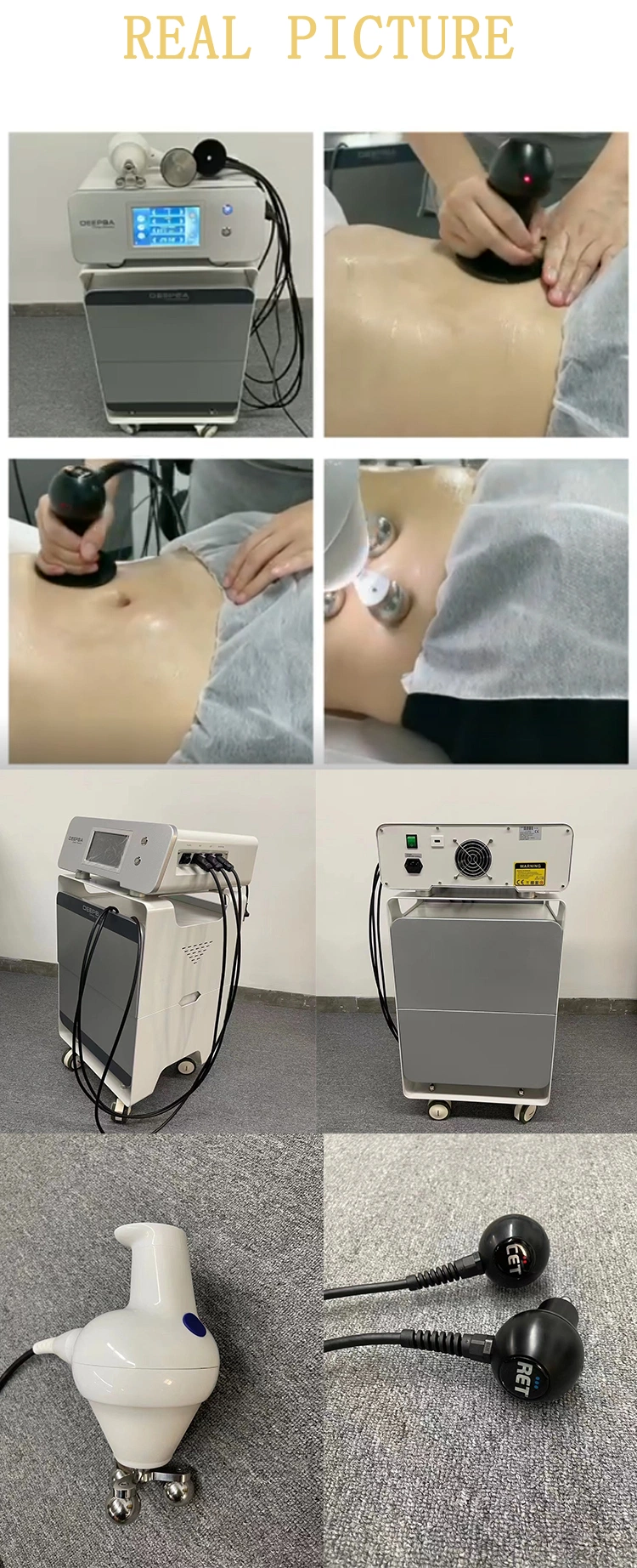 Monopole RF Diathermy Physical Pain Relief Tecar Machine for Clinic