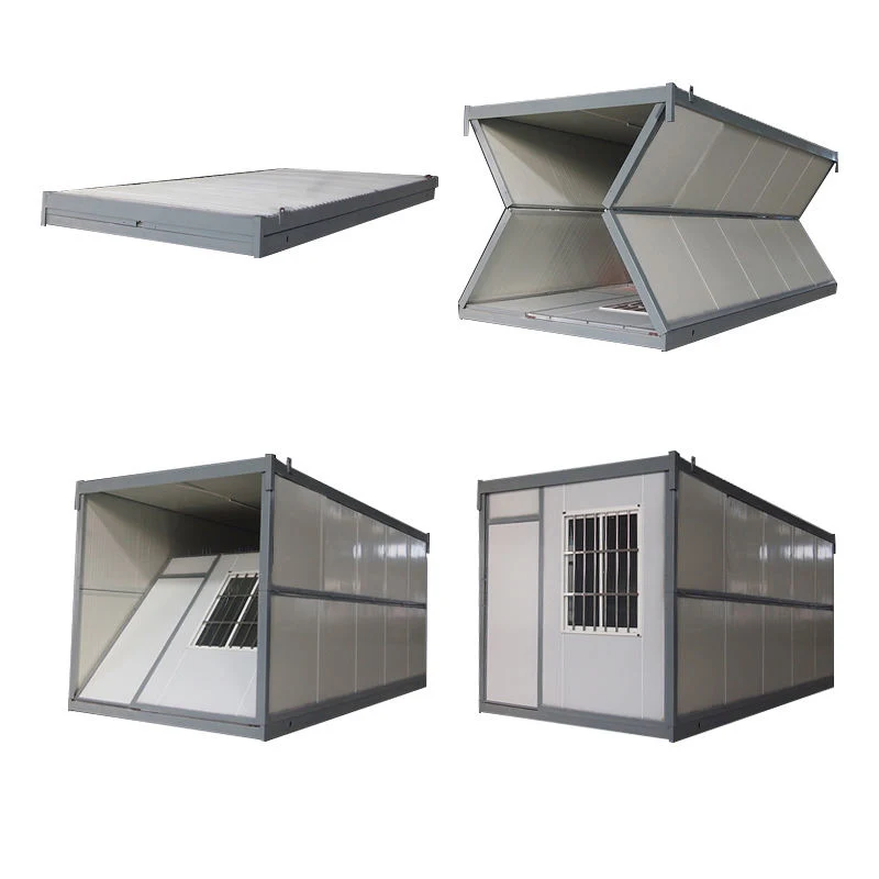 Newest Design Prefabricated Home 20FT Mobile Contenedor Plegable Foldable Office Building Cheap Shipping Folding Container Homes