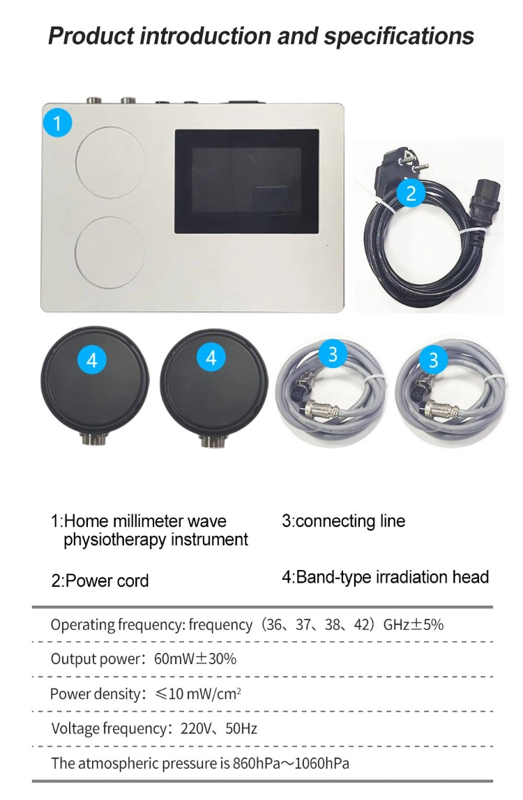 Diabetics Use Electromagnetic Millimeter Wave Therapy Machine