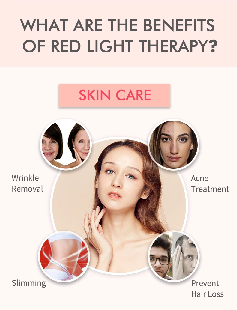 Professional Body Care Equipment SMD LED Red Light Therapi Device Lllt Low-Level Laser Light Therapy Bed for SPA