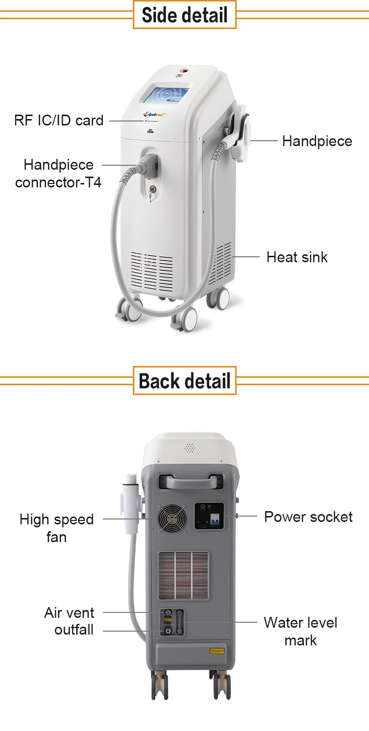 Long Life Modern Physiotherapy Equipment Lipo Shockwave Therapy Tattoo Spot Removal Laser Machine