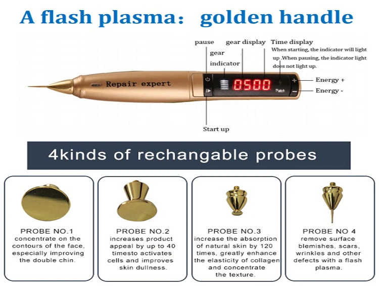 Professional Korea Ozone Cold 2 in 1 Plasma Pen