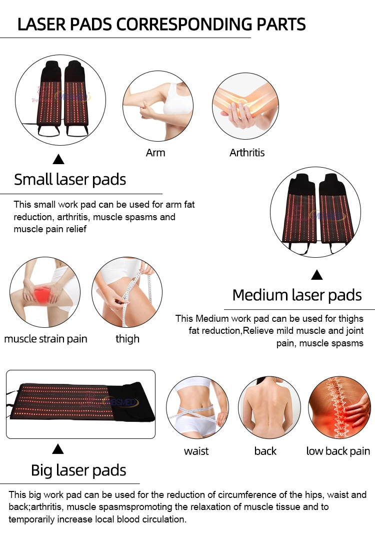 200MW Lipo Laser Cold Laser Therapy Pain Relief Laserterapia Fisioterapia Device for Pain