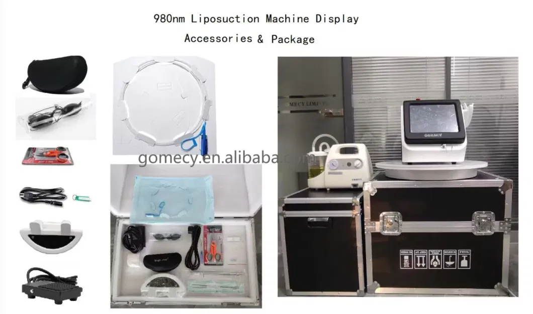 980nm Diode Laser Vaser Lipo Equipment Cold Lipolysis Liposuction Fat Reducing Device Slimming Machine