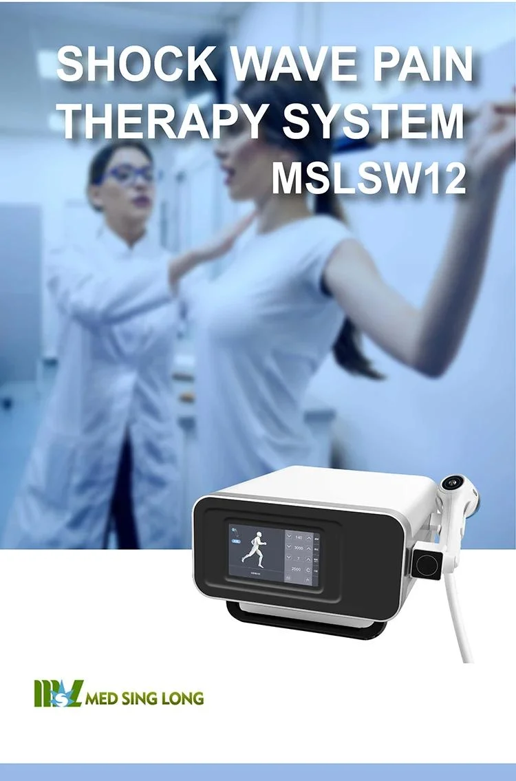Msl Physiotherapy Home Use Pain Relief Electromagnetic Focused Extracorporeal Shockwave Therapy Machine