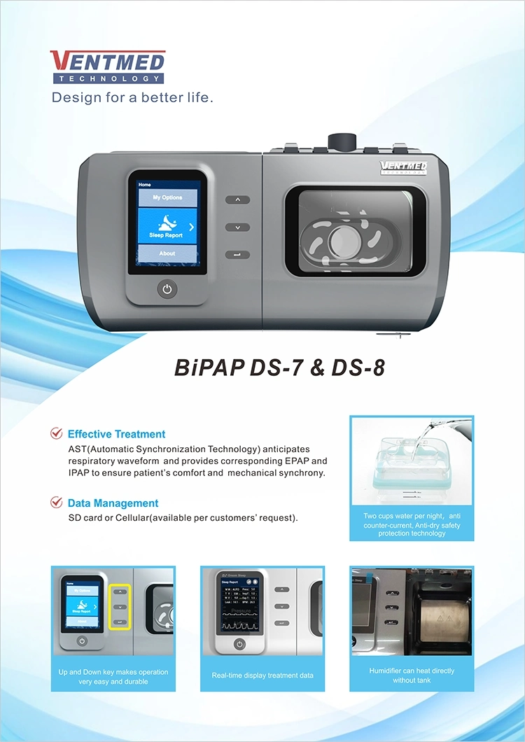 CPAP Mode Auto Mode Auto Bipap Machine for The Treatment of CSA