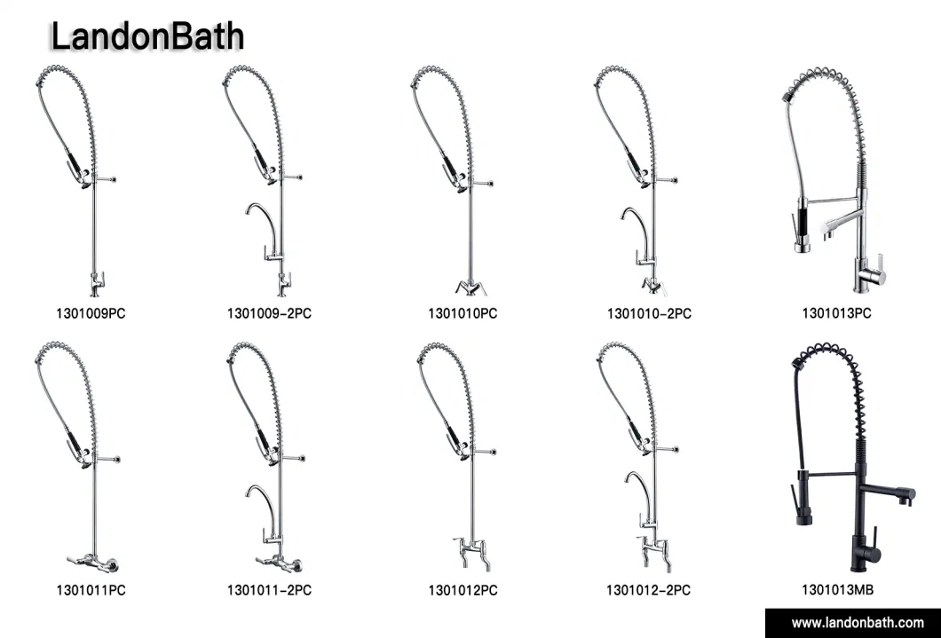 Landonbath Direct Manufactory High Pressure Pre Rinse Unit with Single Hole