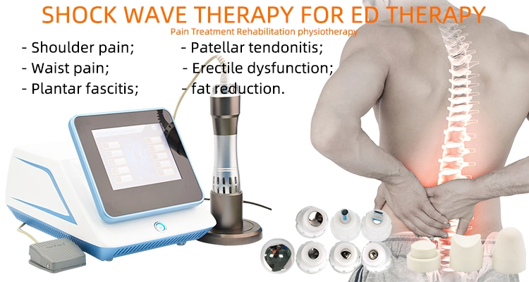 Portable Shock Wave Extracorporeal Shockwave Therapy Machine Penis Erectile Dysfunction