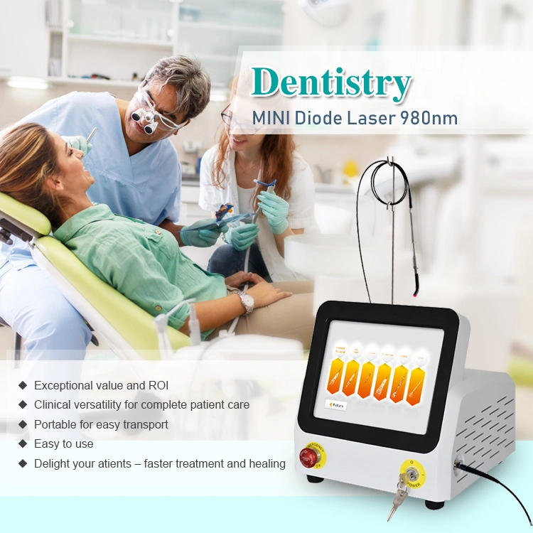 Hot Sale Low Level Soft Tissue Cutting Dentistry Treatment Medical Dental Laser Machine 980nm