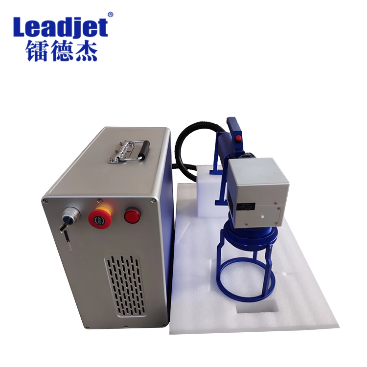 Portable Fiber Laser Marking Machine Coding on Metal/PVC