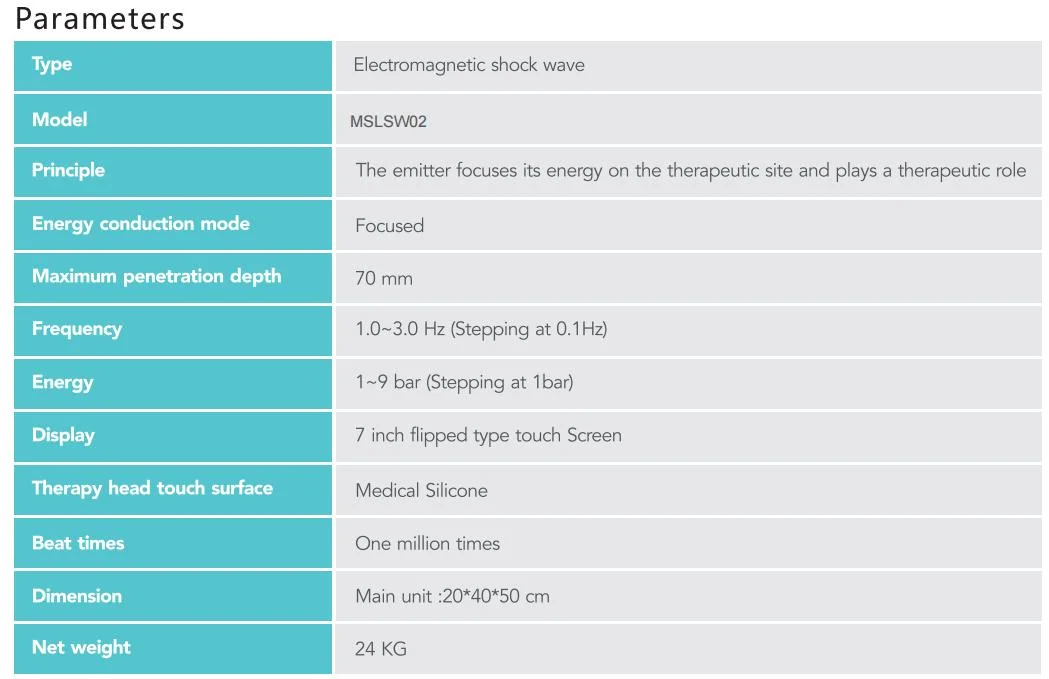 CE Marked Focus Electromagnetic Shockwave Therapy Machine for Human/Vet Use Focused Shockwave ED Treatment