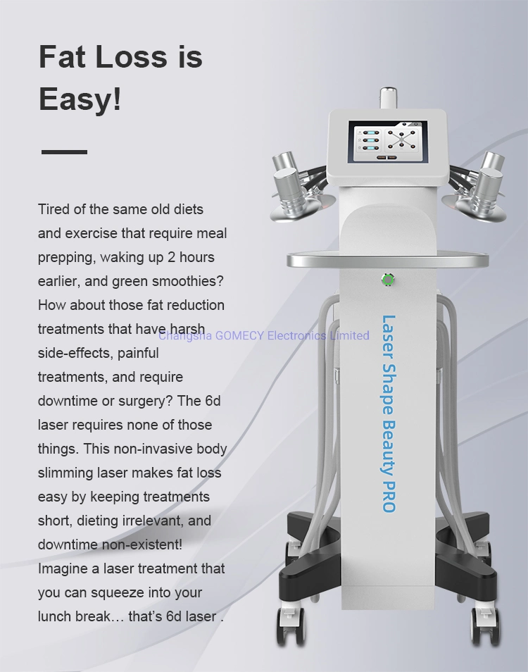 Cold Lipolysis Laser Therapy Device 635nm Fat Reduce Cryo Plate