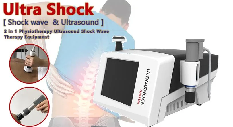 2 in 1 Shockwave Therapy Equipment Medical Ultrasound Therapy Machine