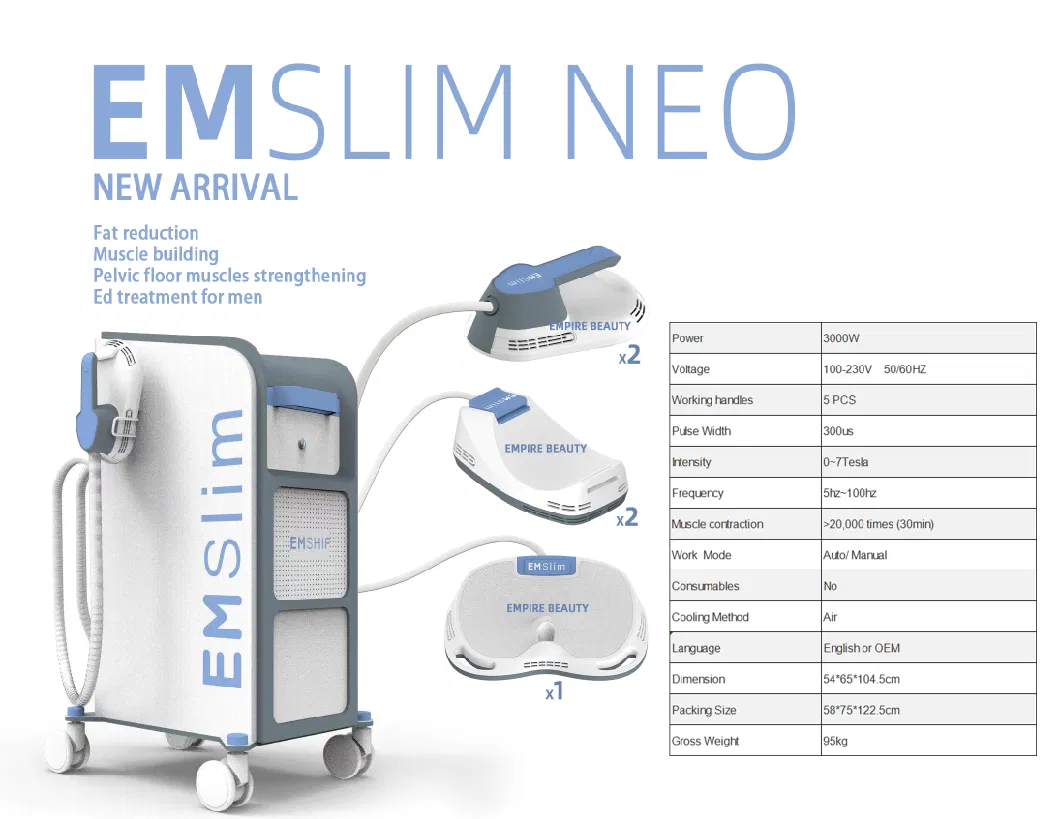 Hot Selling Teslasculpt EMS Slim Neo RF Hi PRO Slim EMT 4 Handles EMS Body Slimming Sculpt Muscle Stimulating Machine EMS Machine