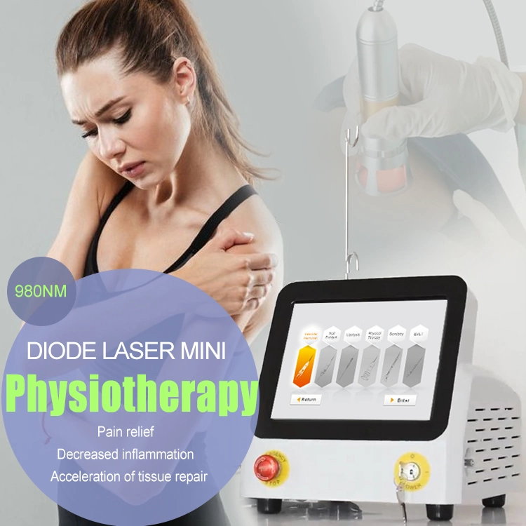 60W Deep Tissue Physical Therapy 980nmdiode Laser Arthritis in Knees Pain Relief Low Level Plantar Fasciitis Therapeutic Diode Laser