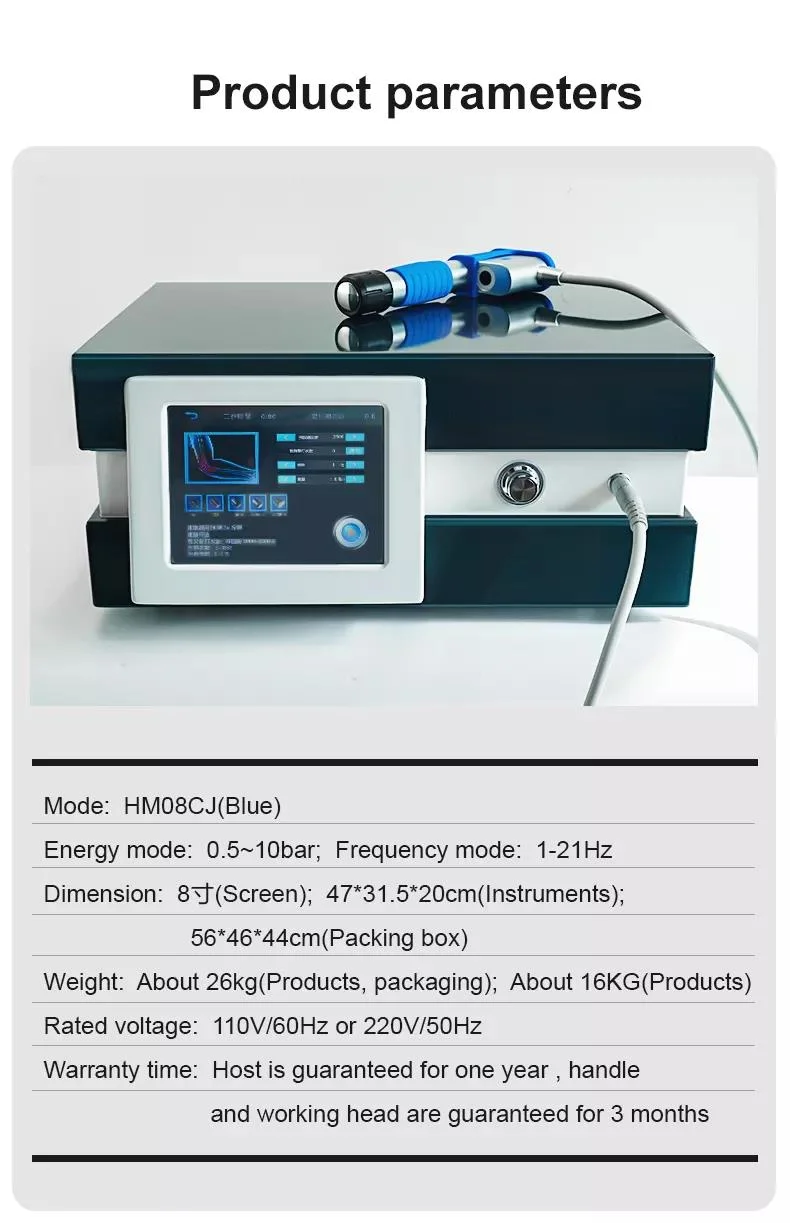 Sunrise Eswt Machine of Power Shocker Cellulite Reduction Body Shape Sw16 Shock Wave Therapy Device Acoustic Wave Physical Therapy Equipment