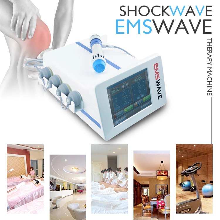 Hot Sale EMS Body Massager Shock Wave Therapy Machine Emshock Emswave Muscle Stimulator