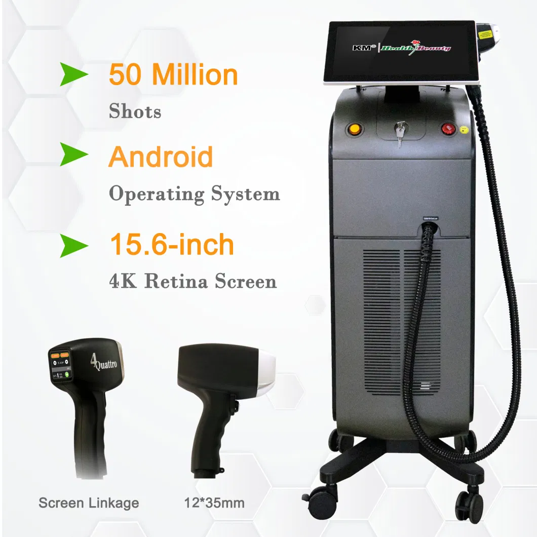 2023 Hot Ice Titanium 1600W 1800W Laser Platinum Hair Removal Diode Laser 755 808 1064 Diode Laser 3 Wave