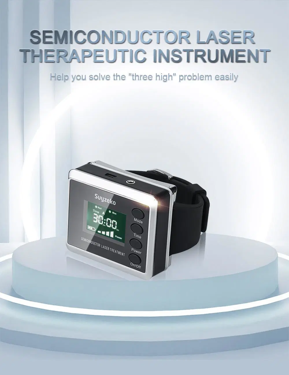 Blood Pressure Management 650nm Low Level Laser Diabetic Machine