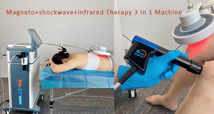 New Arrival Physio Pain Therapy Extracorporeal Magnetic Transduction Shockwave Infrared Therapy Machine