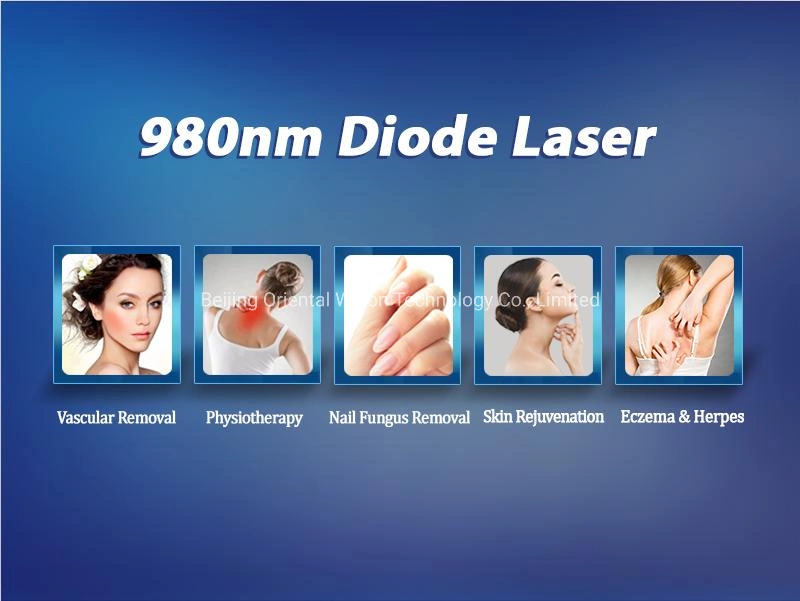 980nm Diode Laser Fiber Vascular Removal with Cold Hammer Pain Relief Surgical Laser Lipolysis Slimming Device