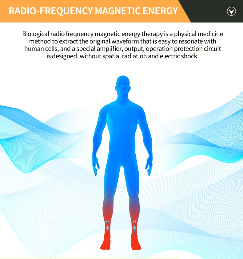 Electric Pemf Tera Hertz Foot Acupuncture Stimulation Muscle Healing Body Health Machine
