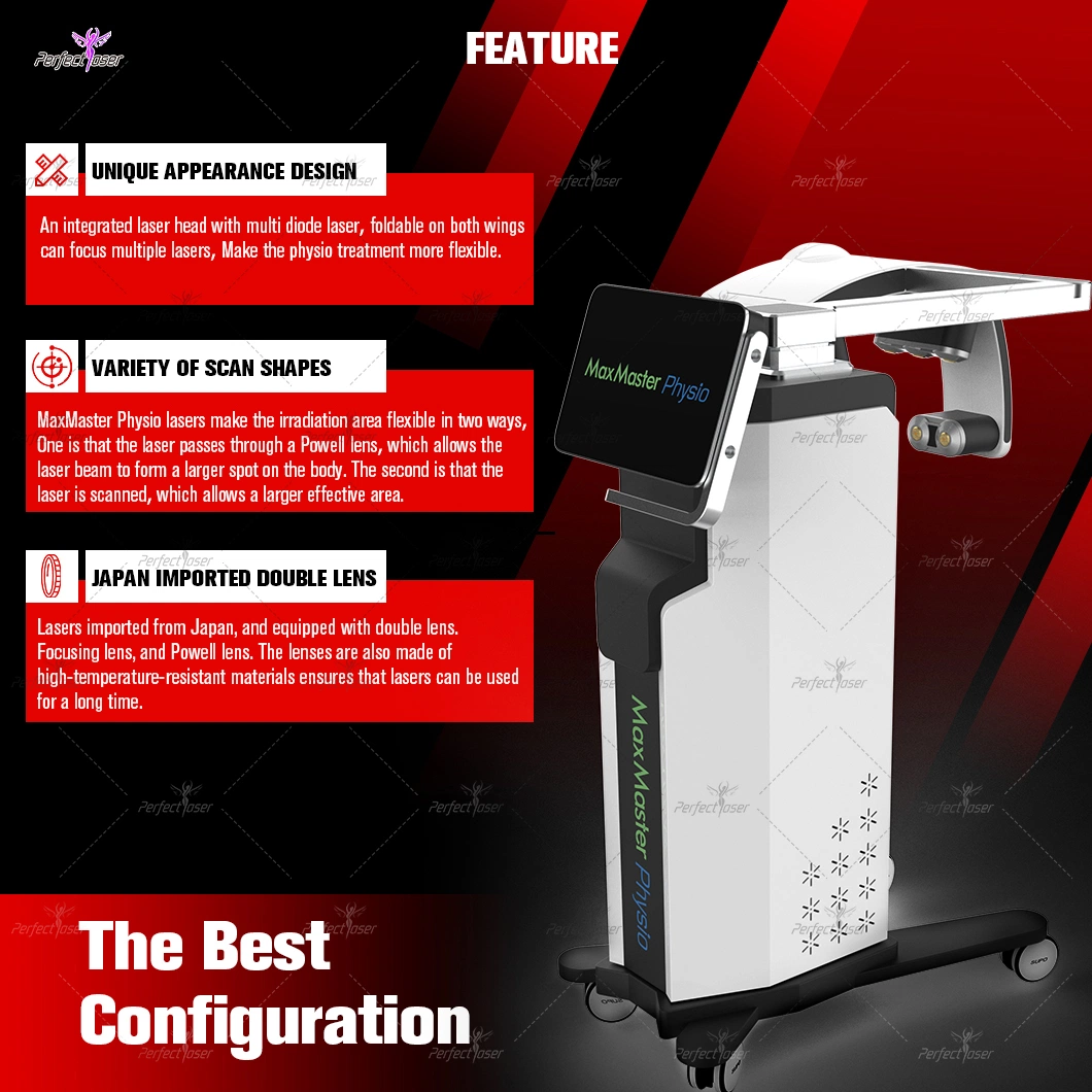 Long Lifetime Physio Therapy Low Back Pain Cold Laser Machine Beauty Equipment